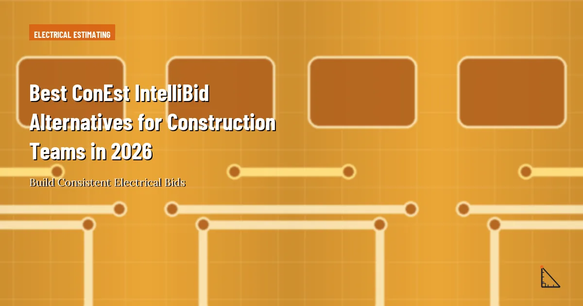 Best ConEst IntelliBid Alternatives for Construction Teams in 2026 comparison thumbnail