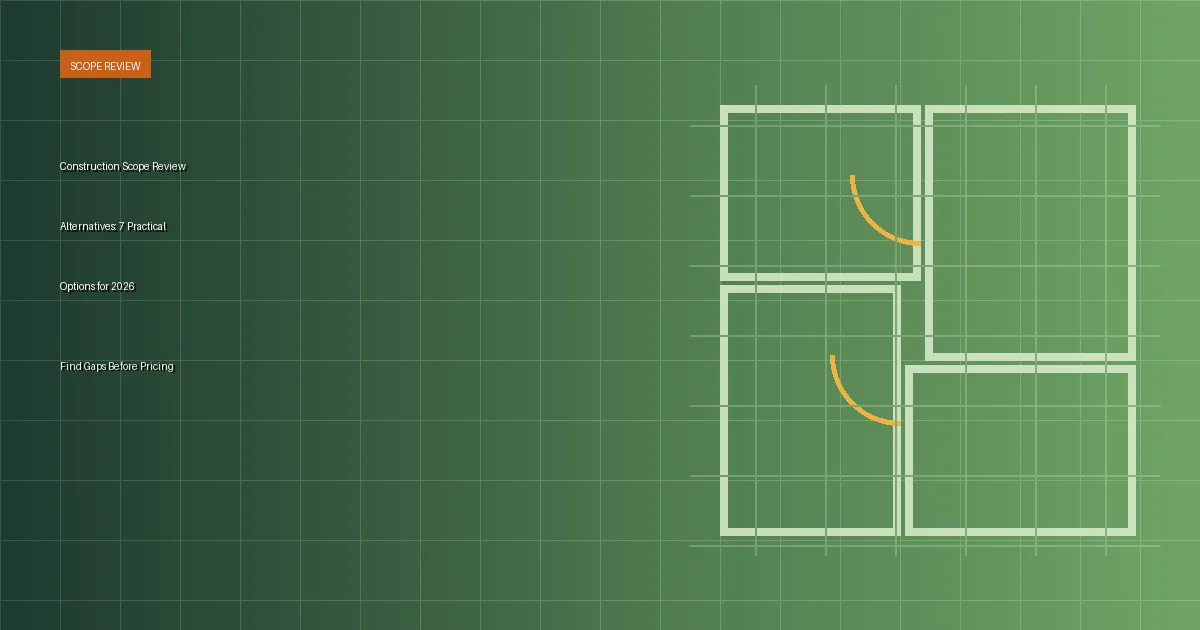 Construction Scope Review Alternatives: 7 Practical Options for 2026 comparison thumbnail