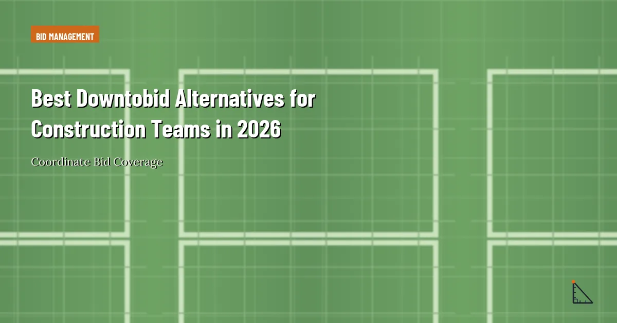 Best Downtobid Alternatives for Construction Teams in 2026 comparison thumbnail
