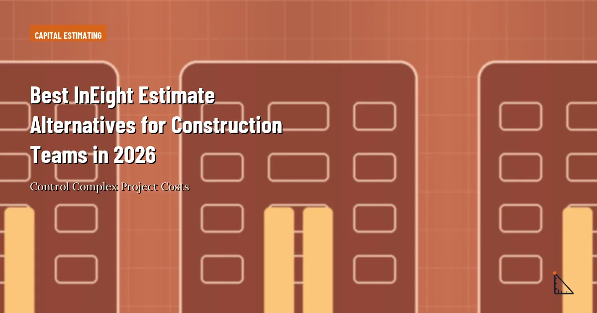 Best InEight Estimate Alternatives for Construction Teams in 2026 comparison thumbnail