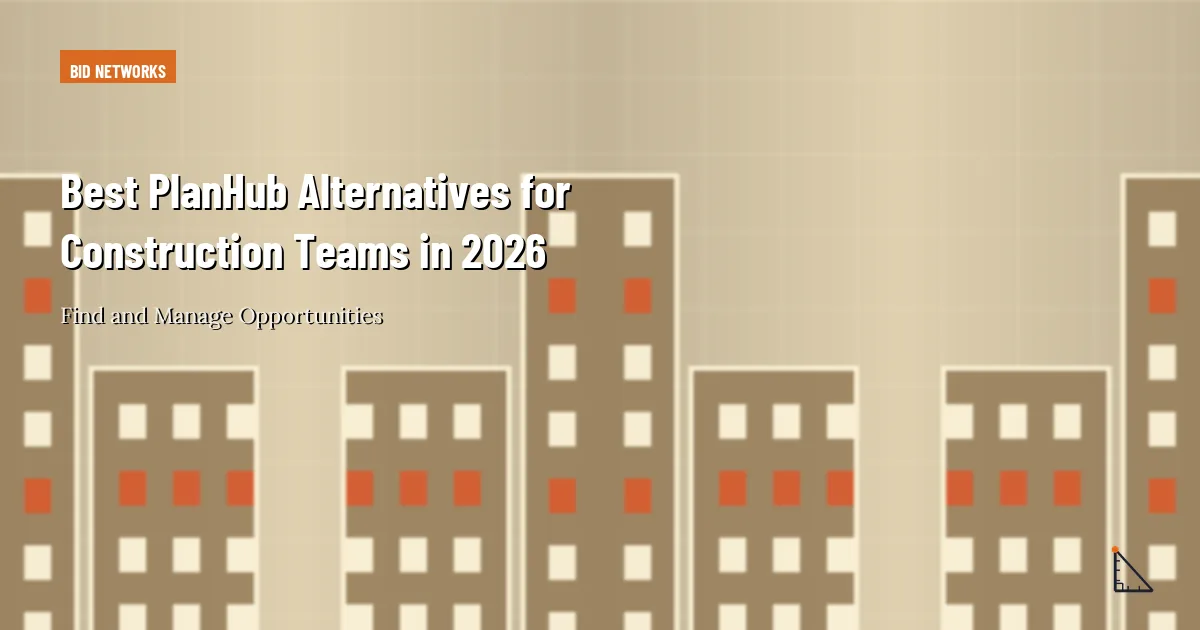 Best PlanHub Alternatives for Construction Teams in 2026 comparison thumbnail