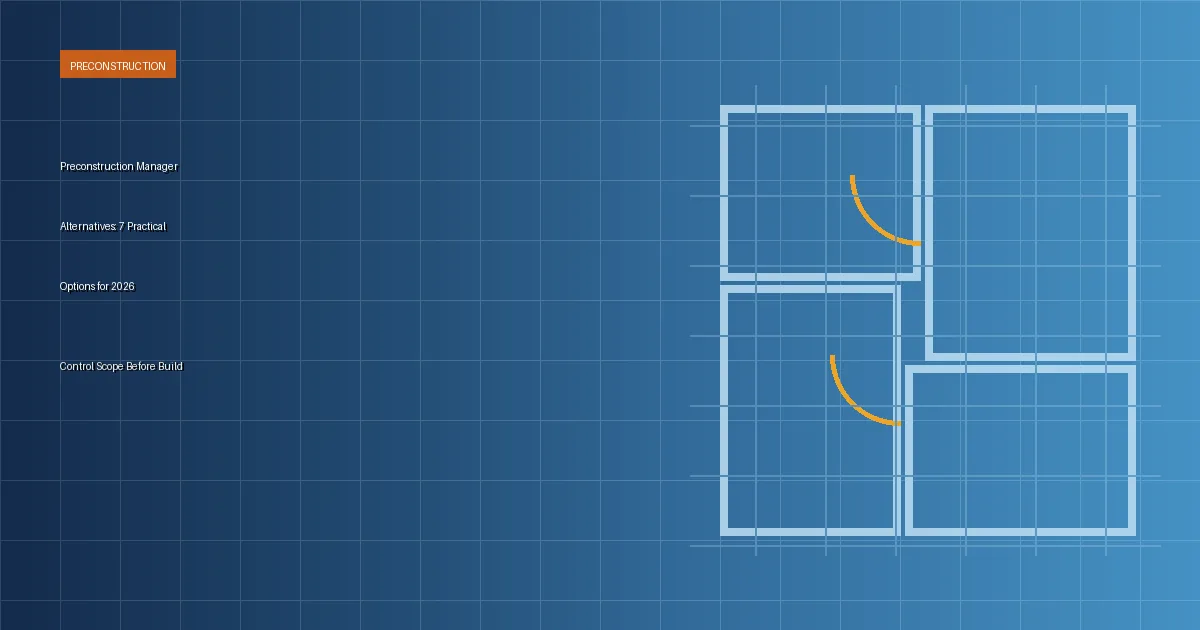 Preconstruction Manager Alternatives: 7 Practical Options for 2026 comparison thumbnail