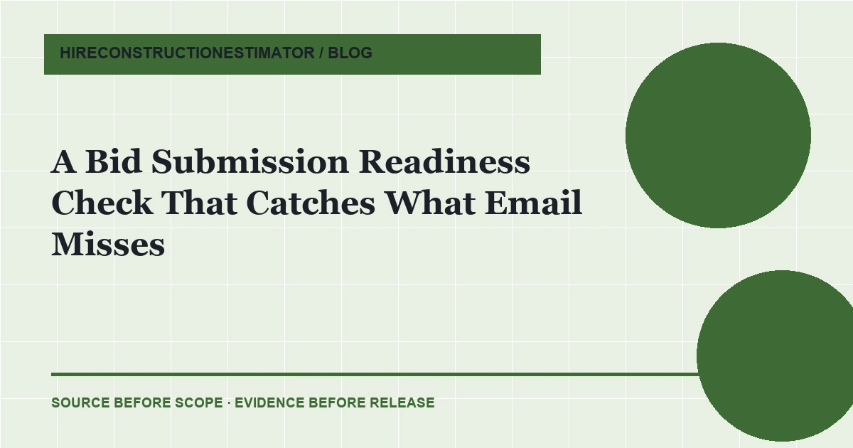A Bid Submission Readiness Check That Catches What Email Misses article thumbnail