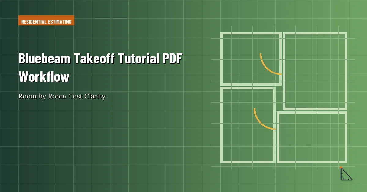 Bluebeam Takeoff Tutorial PDF Workflow article thumbnail