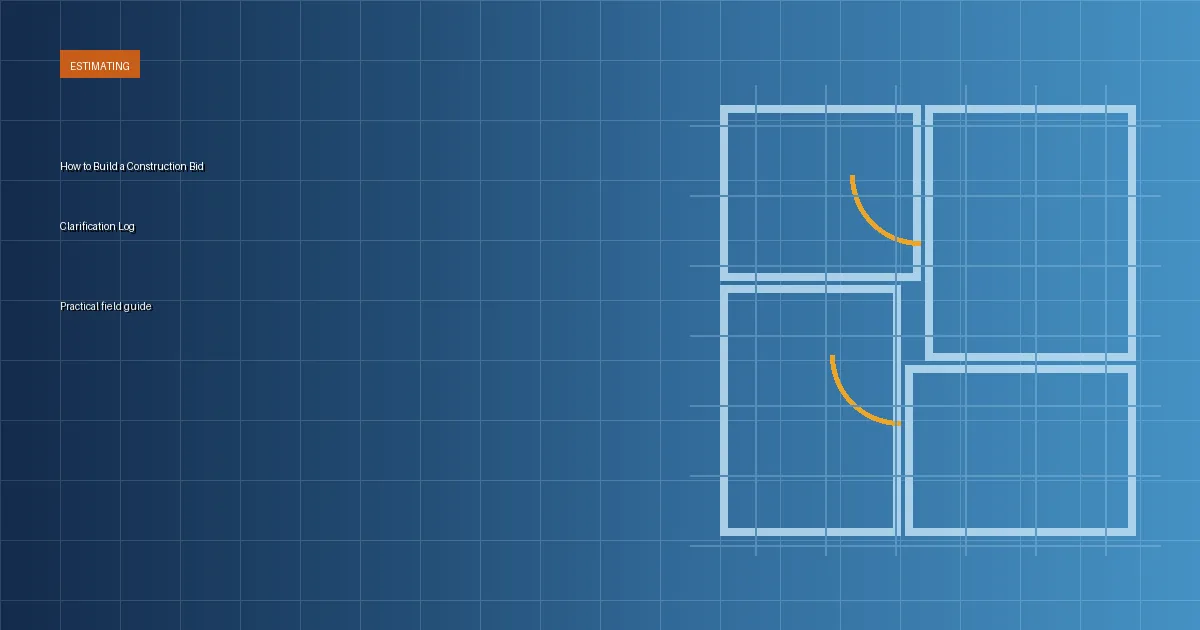 How to Build a Construction Bid Clarification Log article thumbnail
