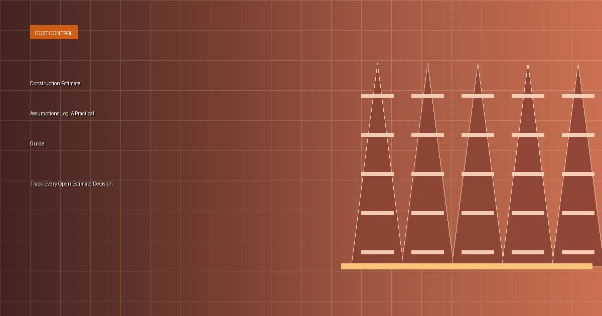 Construction Estimate Assumptions Log: A Practical Guide article thumbnail