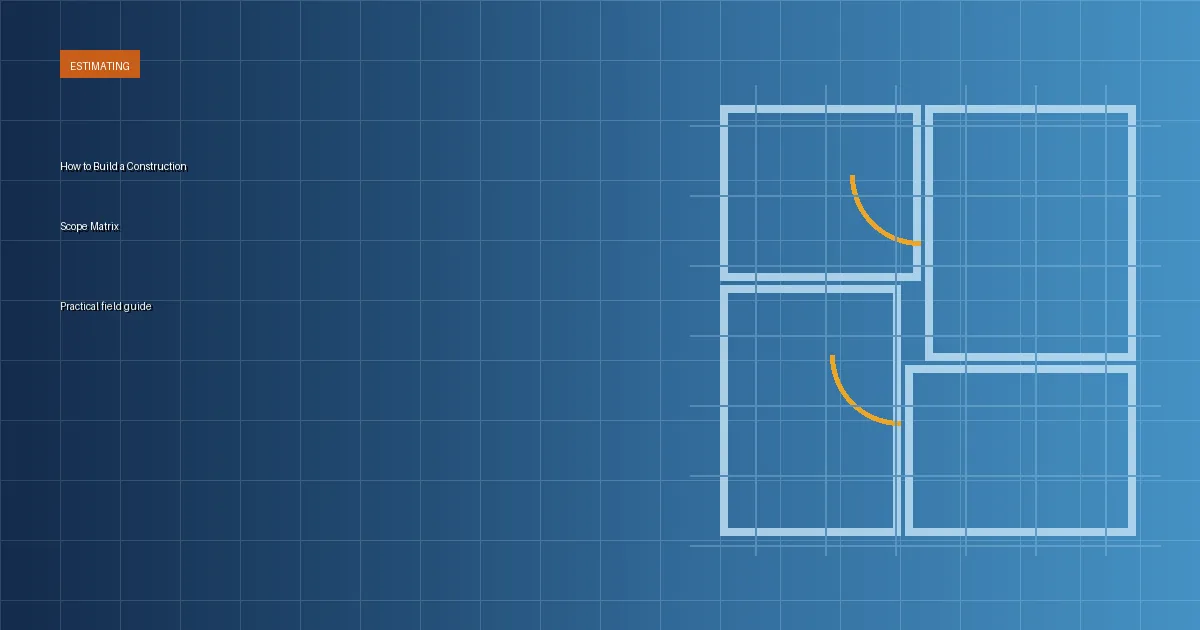How to Build a Construction Scope Matrix article thumbnail