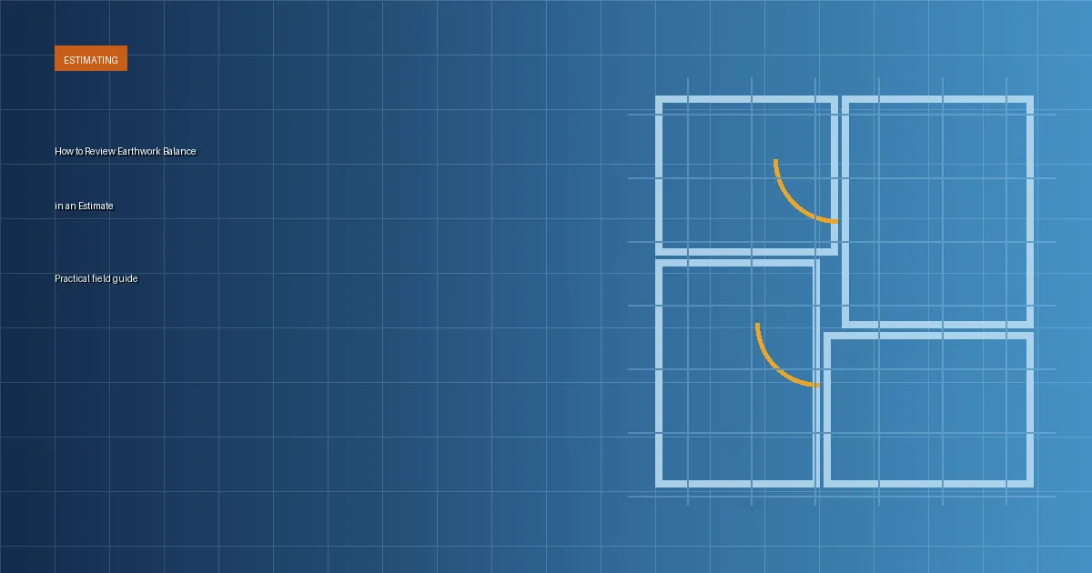 How to Review Earthwork Balance in an Estimate article thumbnail