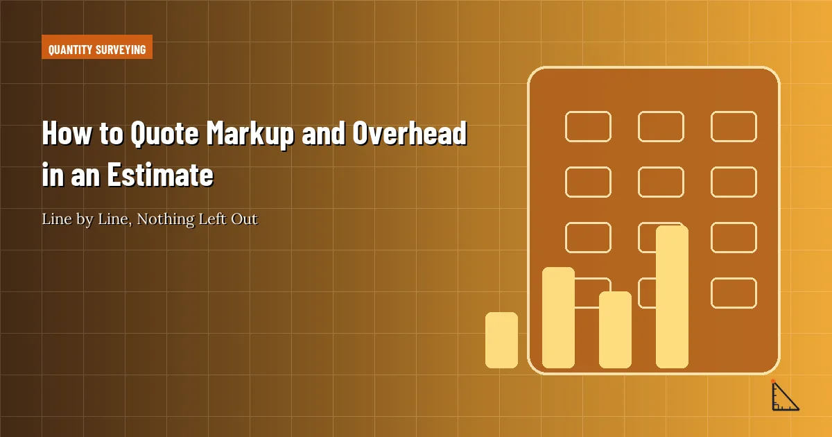 How to Quote Markup and Overhead in an Estimate article thumbnail