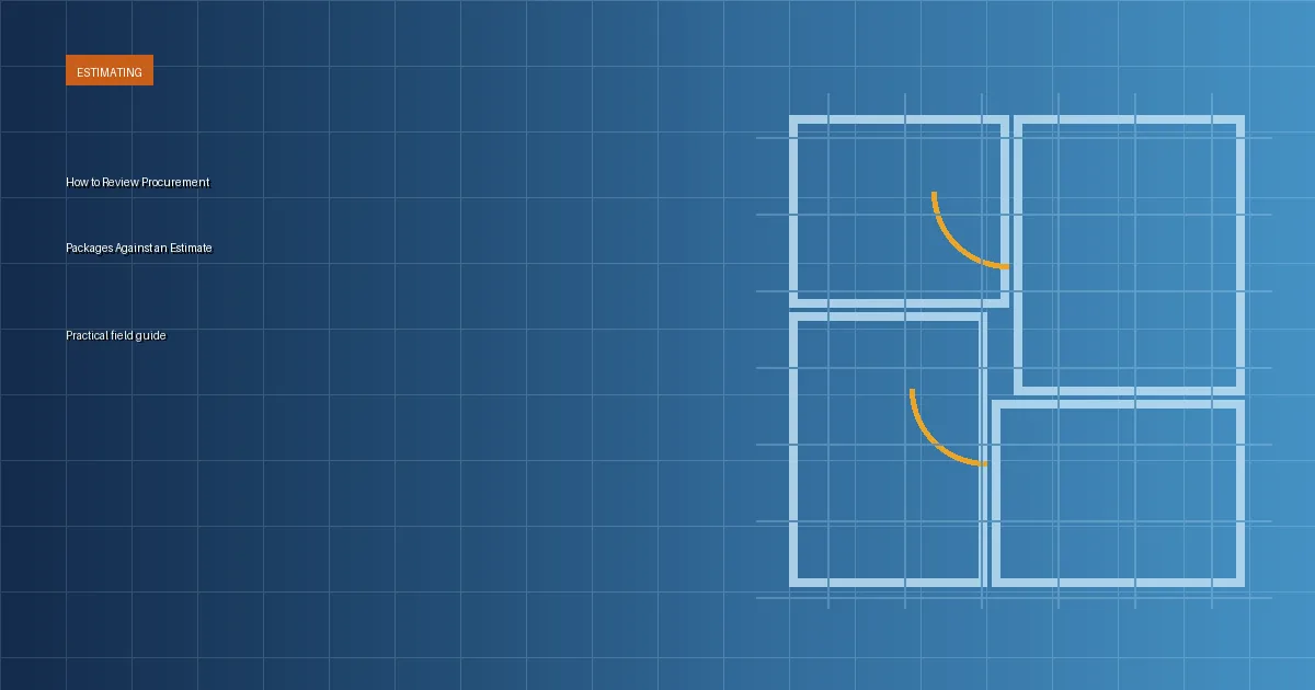How to Review Procurement Packages Against an Estimate article thumbnail