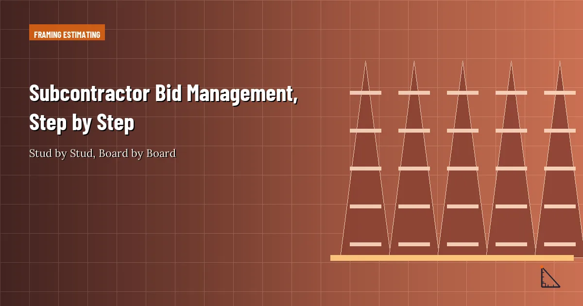 Subcontractor Bid Management, Step by Step article thumbnail