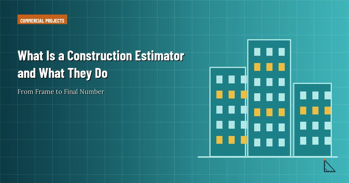 What Is a Construction Estimator and What They Do article thumbnail