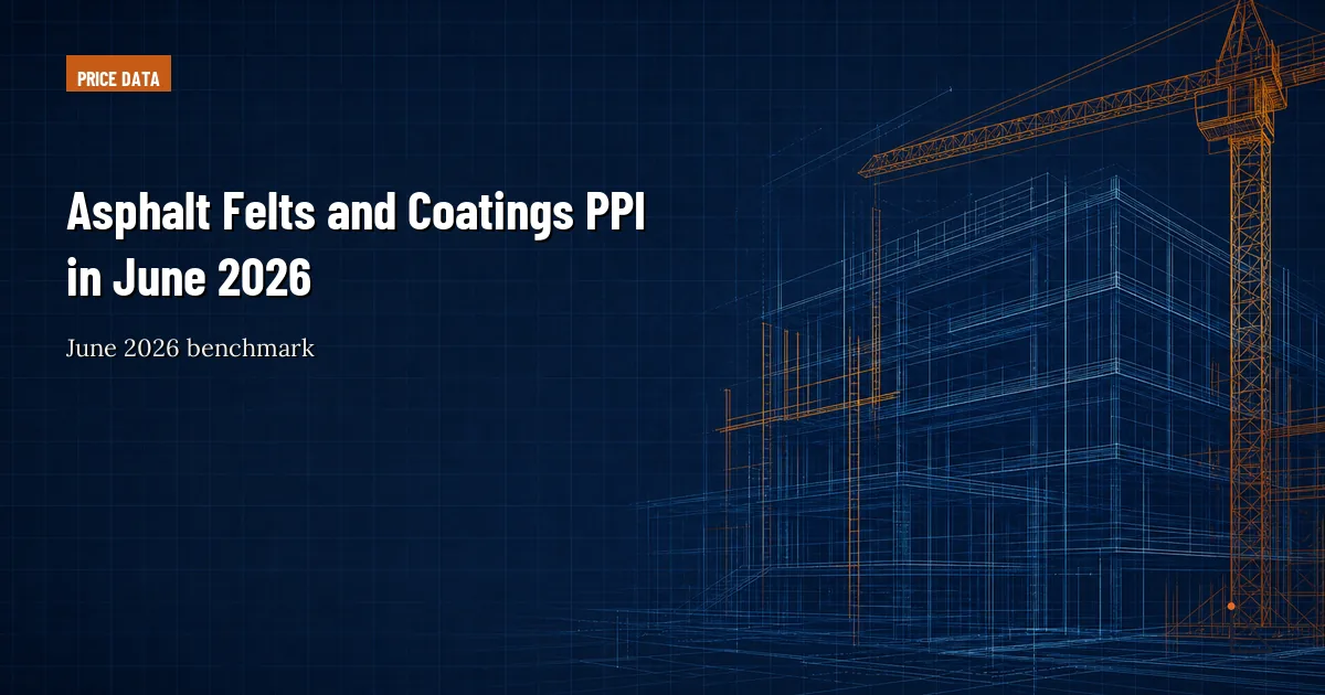 Asphalt Felts and Coatings PPI in June 2026 thumbnail
