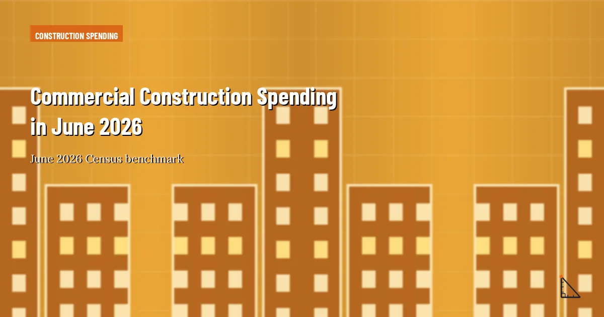 Commercial and Office Monthly Spending Divergence in June 2026 construction research thumbnail