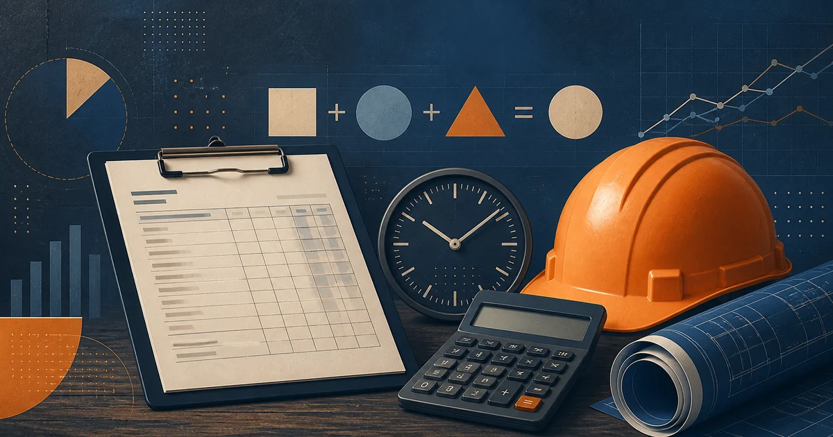 Construction Hourly and Weekly Earnings Reconciliation for July 2026 research illustration