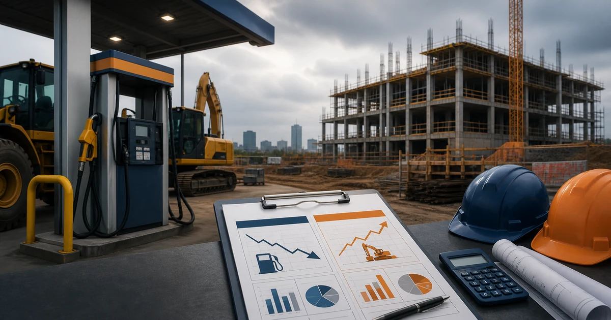 Diesel and Construction Price Divergence in July 2026 research illustration