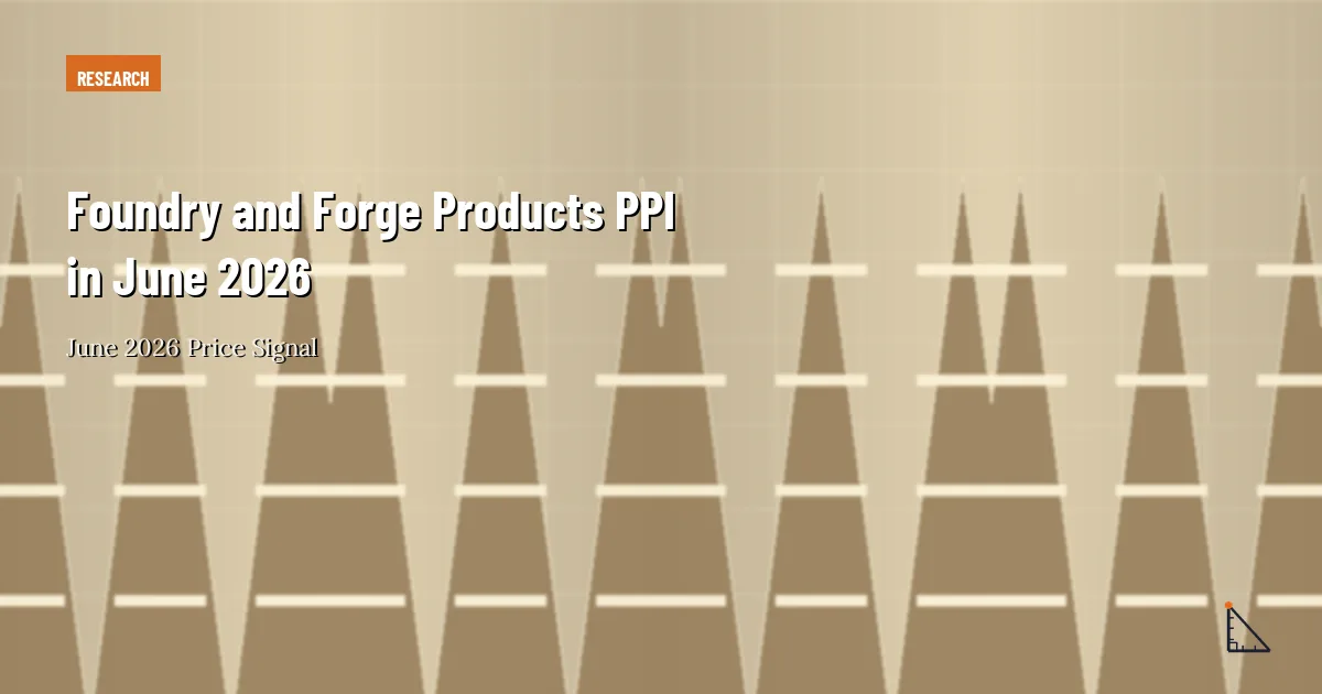 Foundry and Forge Products PPI in June 2026 thumbnail