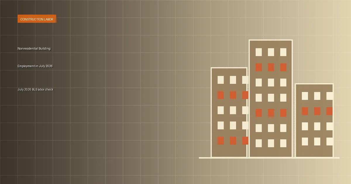 Nonresidential Building Employment in July 2026 thumbnail
