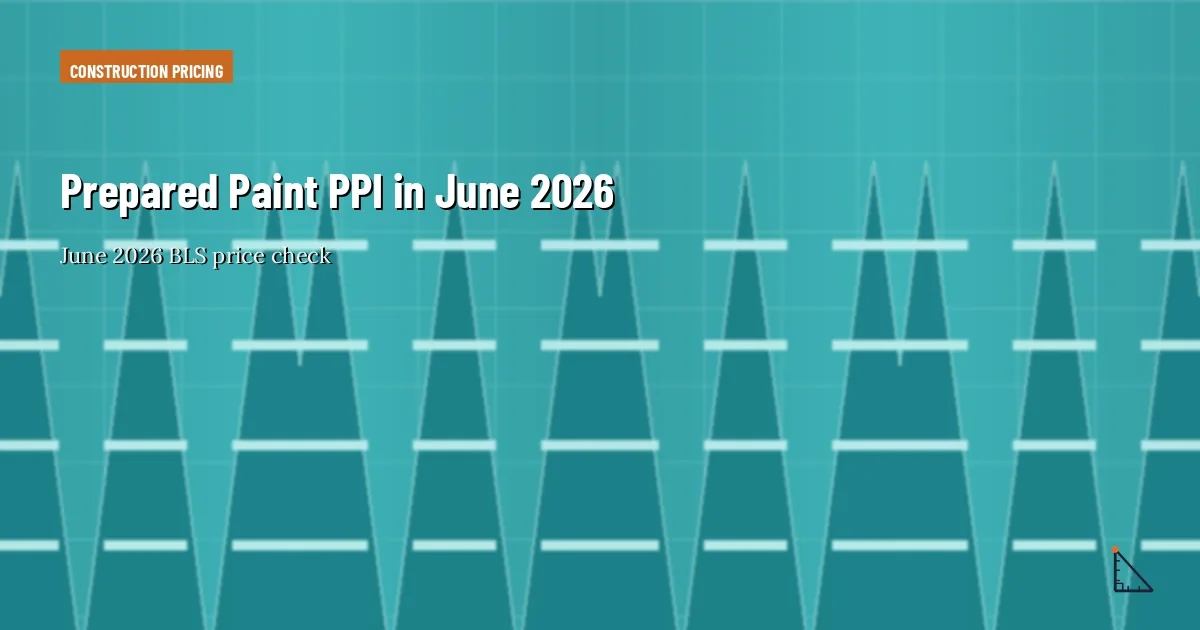 Prepared Paint PPI in June 2026 thumbnail