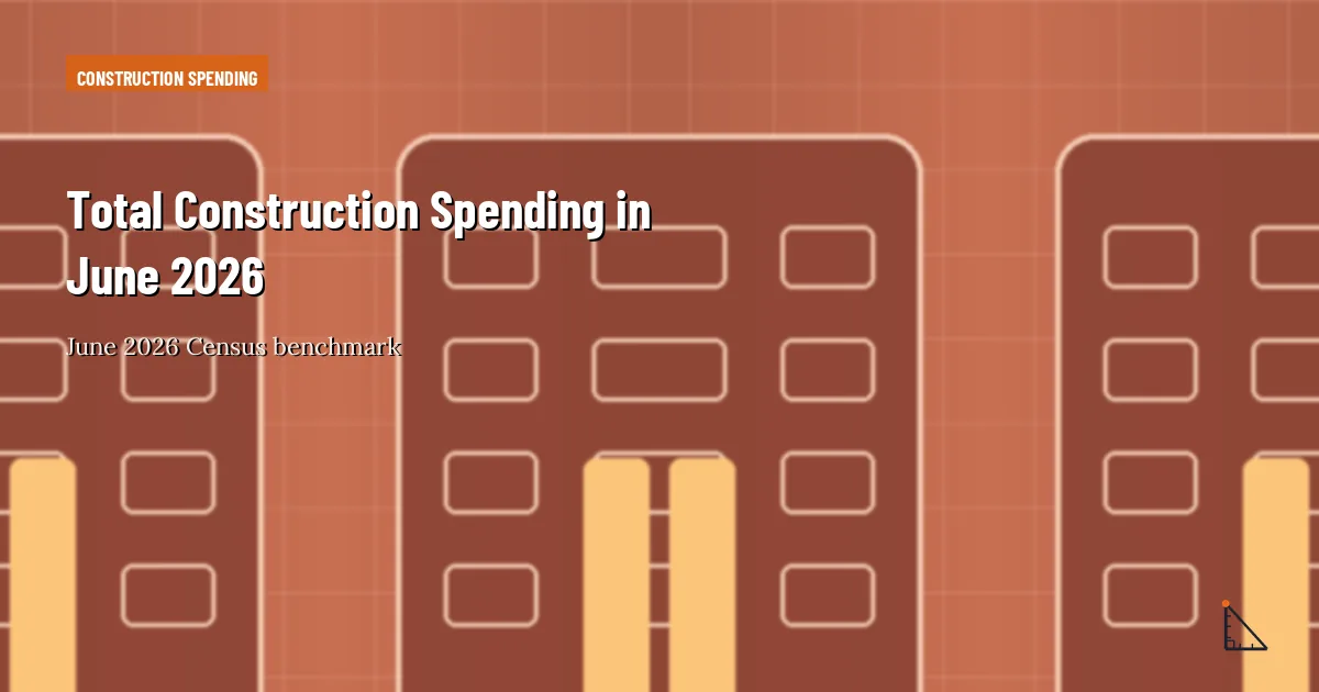 Total Construction Spending in June 2026 thumbnail